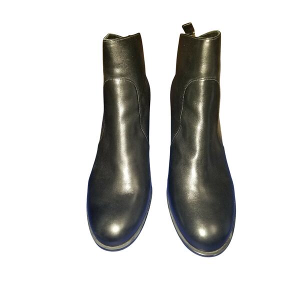 Stuart Weitzman Black Leather Boots ROMITA  Ankle Boots NEW  Size 9 - Picture 1 of 7